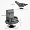 HOMCOM: Sillón reclinable eléctrico giratorio, sillón de Vista previa de la imagen del producto 3