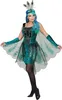 Pfau-Kleid Kostüm Karneval Fasching Party, Größe:M Produktbild-Vorschau 3