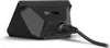 The back of a black audio interface device with a cable plugged in. Produktbild-Vorschau