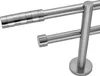 Close-up of a metal curtain rod with wall mounts. Produktbild-Vorschau