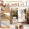 COSTWAY 87,5x30x90 cm regał dziecięcy, regał dziecięcy z Podgląd zdjęcia produktu 7