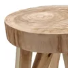 2.03 Tabouret en bois massif nature - env. 40 x 28 cm - Voir les images du produit 3