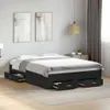 Bettgestell mit Schubladen Schwarz 140x190 cm Holzwerkstoff Produktbild-Vorschau 3