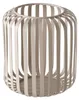 Boltze Windlicht Viki Leuchter aus Eisen Beige Rund Voir les images du produit 5