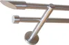 Gardinenstange Set Edelstahl Look Metall Ø 16mm zur Produktbild-Vorschau 1