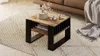 Couchtisch Mit Lamellen 55x55 WOTAN/Schwarz Loft Produktbild-Vorschau 4