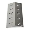A metal corner piece with cut-out shapes, likely a grill part. Náhľad obrázku produktu