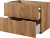 A wooden bathroom vanity cabinet with two drawers. Náhľad obrázku produktu