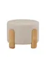 Pouf Coffey, poggiapiedi Ø52,5cm marrone. Anteprima dell’immagine prodotto 7