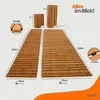 Bituxx Gartenweg ausrollbar Zedernholz geriffelt 250x45cm Produktbild-Vorschau 6