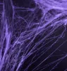 Lila Spinnennetzdeko 60g – Gruselige Halloween Atmosphäre Produktbild-Vorschau 6