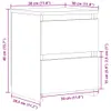 vidaXL Table de nuit imitation vieux bois 30×30×40 cm Bois Voir les images du produit 7