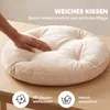 PawHut Katzenbett Rattan Katzenhöhle mit Waschbarem Kissen Produktbild-Vorschau 7