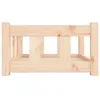 A wooden dog bed frame shown from the front. Náhled obrázku produktu