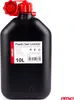 A black plastic fuel canister with a red cap and label. Anteprima dell’immagine prodotto