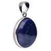 Anhänger-Lapis-Lazuli-blau-und-925-Silber-rund Produktbild-Vorschau