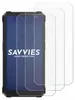 A smartphone with screen protectors laid over it. Produktbild-Vorschau