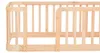 Parc pour bébé 90 x 200 cm en bois naturel, barrière de Voir les images du produit 15