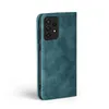 A teal flip case for a smartphone is shown against a white background. Produktbild-Vorschau