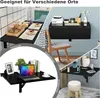 COSTWAY Wandmontierter Klapptisch 80x60cm, klappbarer Produktbild-Vorschau 8