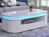 4-türige Bank mit 1 Schublade und LED-Beleuchtung - MDF - Produktbild-Vorschau 6