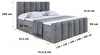 ALTDECOR Boxspringbett mit Fußteil, H3 Matratze und Topper Produktbild-Vorschau 7