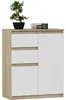 Komoda 98 cm 2 dveře 2 zásuvky skříňka FRAMIRE S-2 mix Náhled obrázku produktu 3