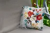 MuchoWow® Outdoor Kissen - Aquarellierte Blumen an einer Produktbild-Vorschau 2