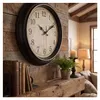 Sensahome horloge murale à quartz classique avec mouvement Voir les images du produit 3