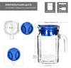 2x KORA Kühlschrankkrug mit Deckel blau 0,5L Henkel Produktbild-Vorschau 6