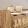 CALICOSY - Commode 6 tiroirs avec façades en rotin naturel Voir les images du produit 5