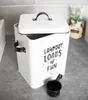 Waschpulverdose 6L Metalldose mit Deckel und Schaufel Produktbild-Vorschau 4