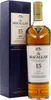 A bottle of Macallan 15 Years Double Cask Scotch Whisky with its presentation box. Produktbild-Vorschau