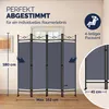 DEUBA® 2er Set Trennwand 180x160cm 4 teilig Blickdicht Produktbild-Vorschau 2