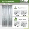 TRUTZHOLM 2 x Auffahrrampen 200 x 28 cm 540 kg Alu gelocht Produktbild-Vorschau 3