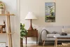 Wandbild Leinwand Bilder Wanduhr Quarz 30x60 Wasser schiffe Produktbild-Vorschau 3