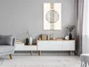 Italienischer Leinwand Leinwandbild - Circle with Artistic Produktbild-Vorschau 2