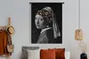 MuchoWow® Wandteppich Wandbehang Girl with a Pearl Earring Produktbild-Vorschau 4