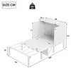 Flieks Funktionsbett Schrankbett 90x200cm mit Lattenrost, Produktbild-Vorschau 7