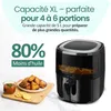 Emerio Airfryer XL AF-129329.3 - 5L - 80ºC à 200ºC - 12 Voir les images du produit 4