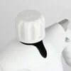 Close-up of a white steam cleaner's control knob. Produktbild-Vorschau