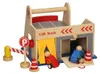 Holz Parkgarage Spielzeug mit Autos und Zubehör Produktbild-Vorschau 3