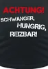 Umstandsmode T-Shirt Damen Achtung! Schwanger, Hungrig, Produktbild-Vorschau 4