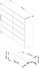 BDW, Kommode mit 10 Schubladen, 160×40×121 cm, K160, Erle Produktbild-Vorschau 3
