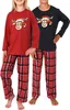 Normann Kinder UNI langarm Weihnachts Schlafanzug Pyjama Produktbild-Vorschau 4