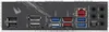 The back panel of a computer motherboard with various ports. Podgląd zdjęcia produktu