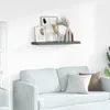 vidaXL Bilderleisten 2 Stk. Grau 80x9x3 cm MDF Produktbild-Vorschau 2