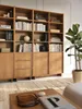 BETTSO Bücherregal SUNA Japandi Standregal Eiche Caramel Produktbild-Vorschau 3