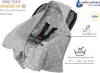 Kuscheldecke für babys, Einschlagdecke, Baumwolle, 85x85, Produktbild-Vorschau 2