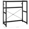 vidaXL Stelaż do umywalki czarny 79x38x83 cm żelazny - Podgląd zdjęcia produktu 8